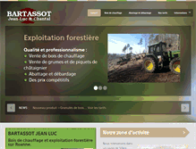 Tablet Screenshot of bois-de-chauffage-bartassot.com